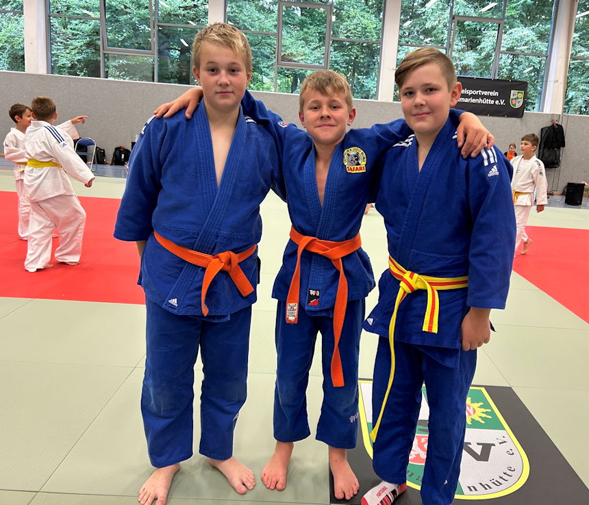 TuS-Judoka erfolgreich bei den Bezirkseinzelmeisterschaften in Georgsmarienhütte