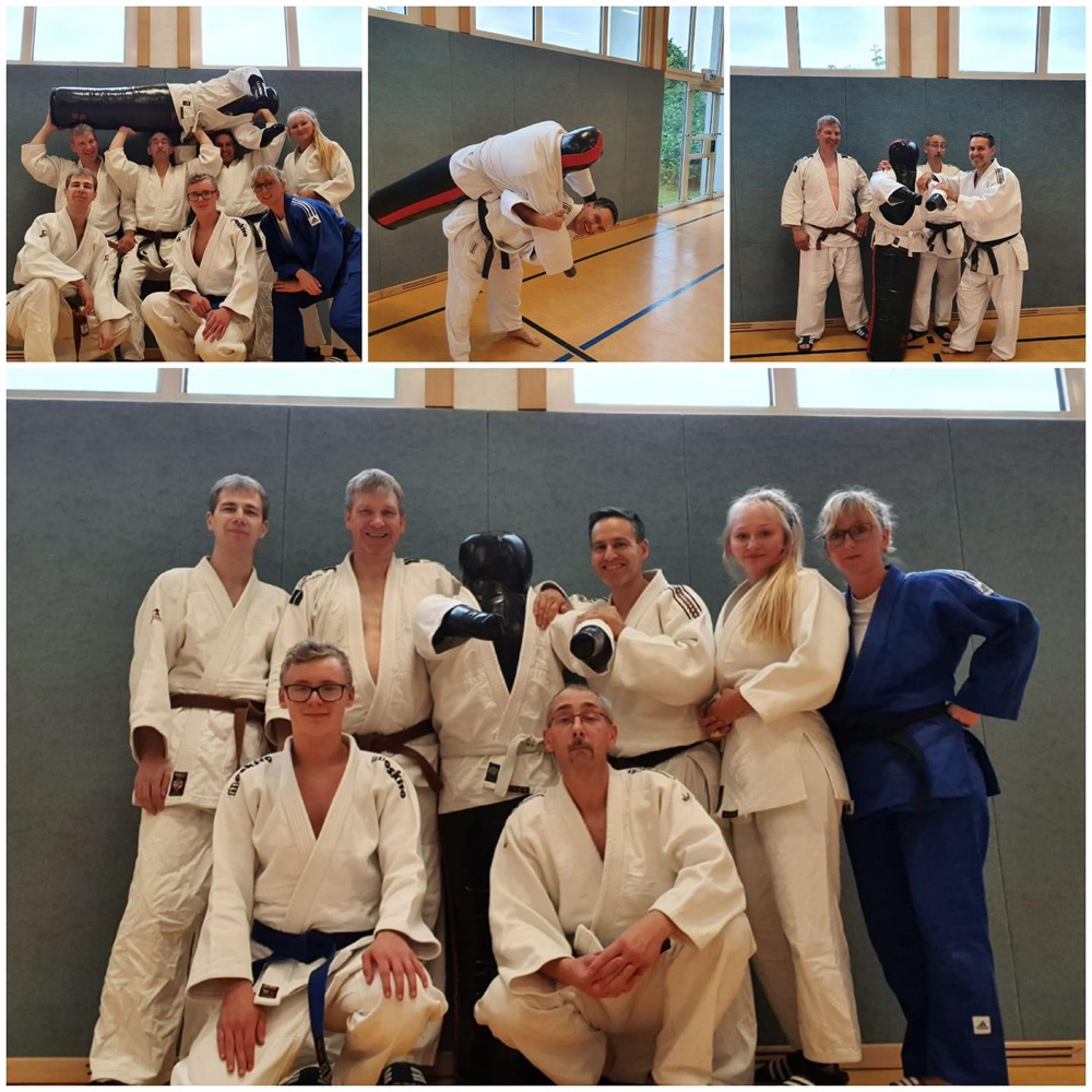 Bilder vom Training mit dem Judo-Dummy