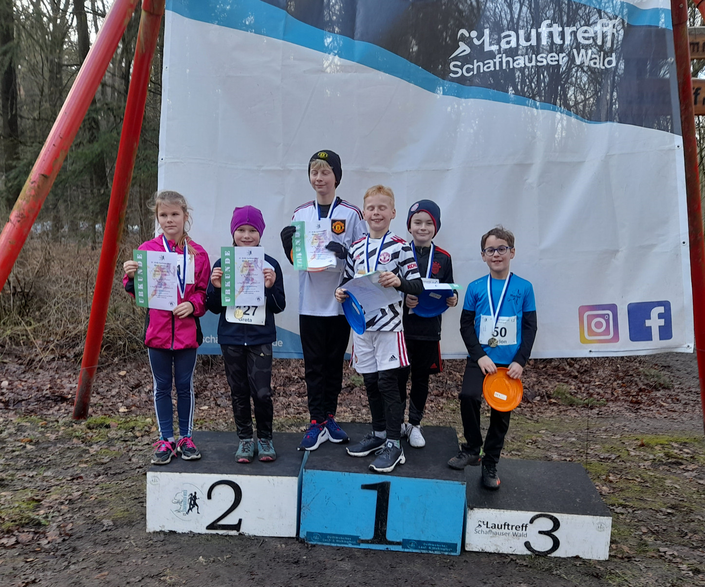 Kinderlauftreff erfolgreich im Schafhauser Wald