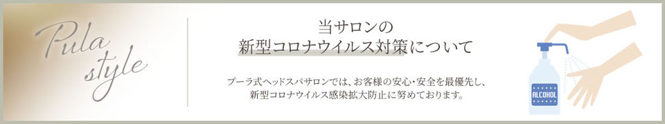 新型コロナウイルスの対策についてバナー