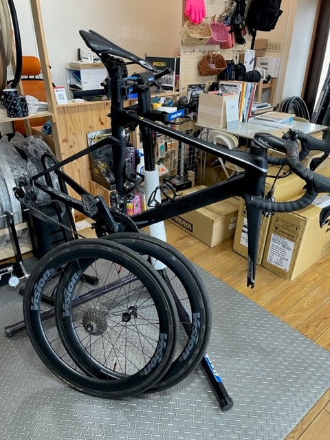 誉自転車のお仕事９：他店購入品2019MERIDA REACT8000メンテナンス