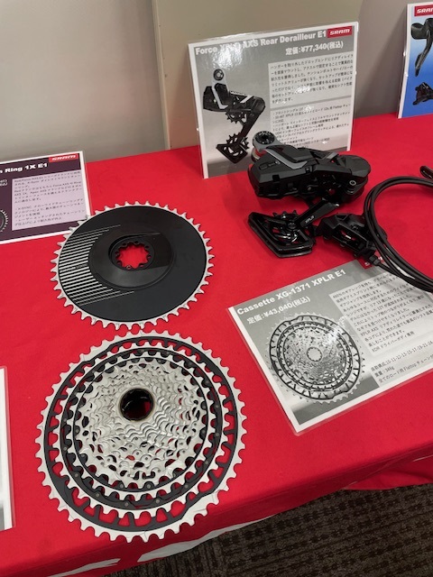 Many's展示会でSRAM Road/Gravelの勉強をしてきました