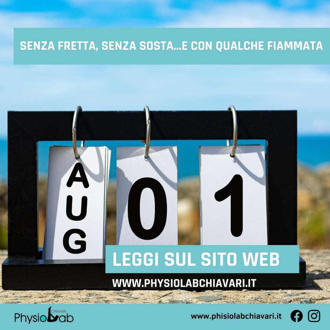 SENZA FRETTA, SENZA SOSTA E CON QUALCHE FIAMMATA!