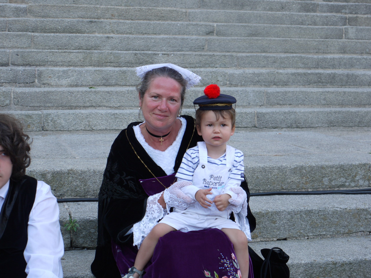 Catherine et notre mascotte Luc