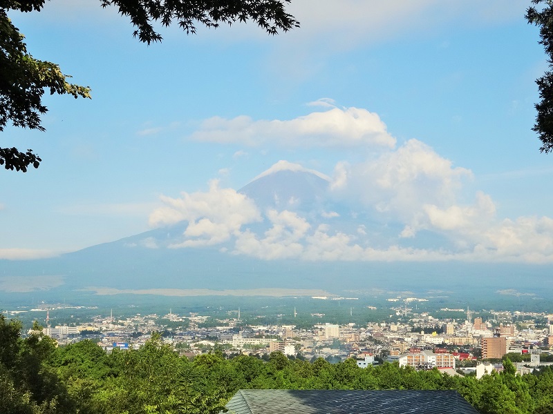 富士山もきれいに見えました