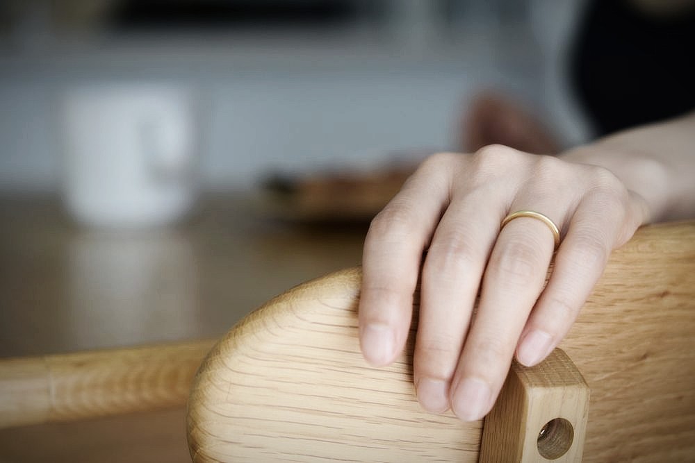 細い結婚指輪 narrow ring
