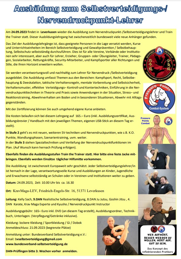Ramon Barjollo Krav Maga Leverkusen Selbstverteidigung Langenfeld Burscheid Leichlingen Kampfsport Personaltrainer Gewaltprävention Kindersport