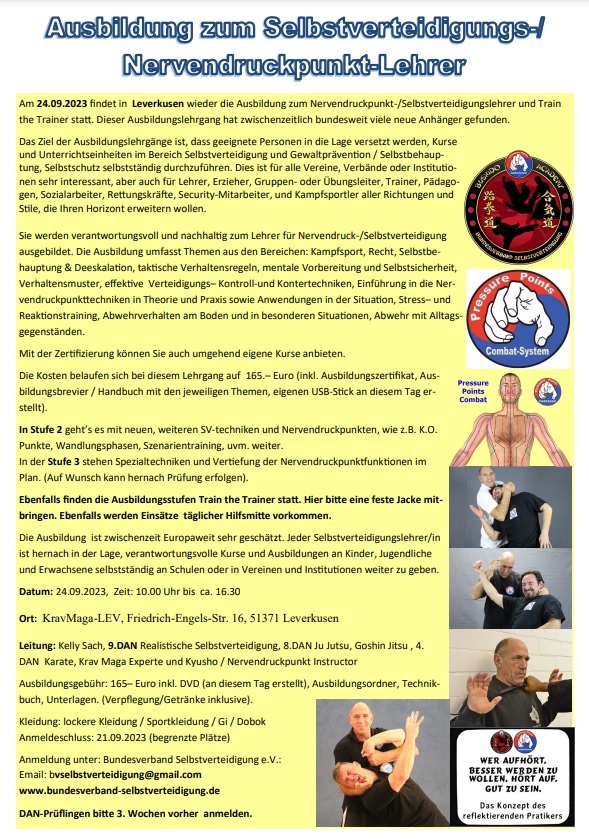 Ramon Barjollo Krav Maga Leverkusen Selbstverteidigung Langenfeld Burscheid Leichlingen Kampfsport Personaltrainer Gewaltprävention Kindersport