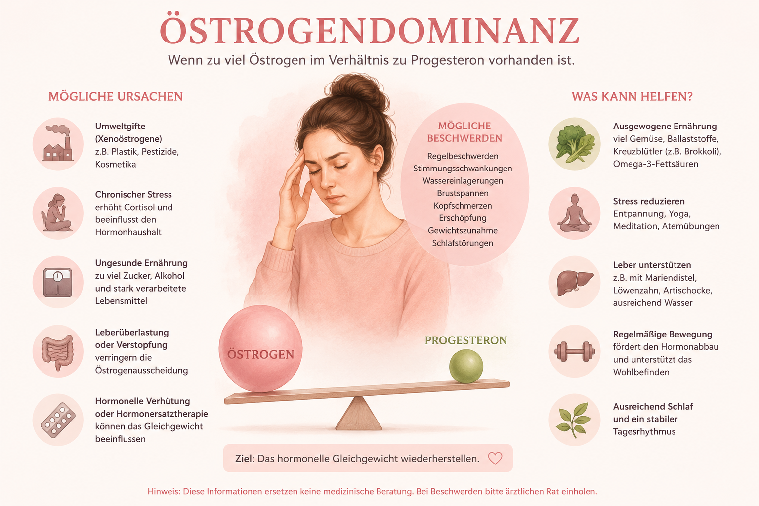 Östrogendominanz - Was kann ich tun?