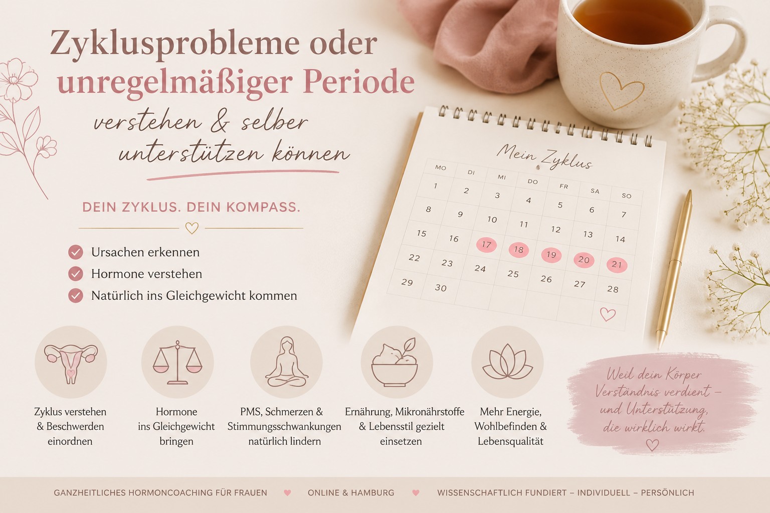 Zyklusprobleme und unregelmäßige Periode