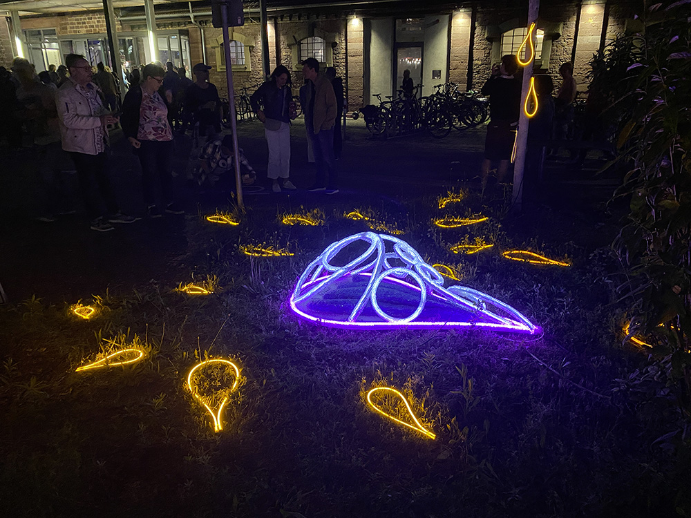 Musenträne, während der Kulturnacht in Karlsruhe "Schweingehabt", 2024