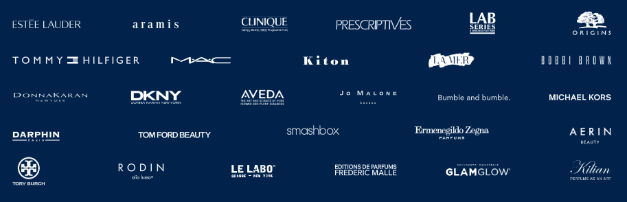 Les marques du groupe Estée Lauder