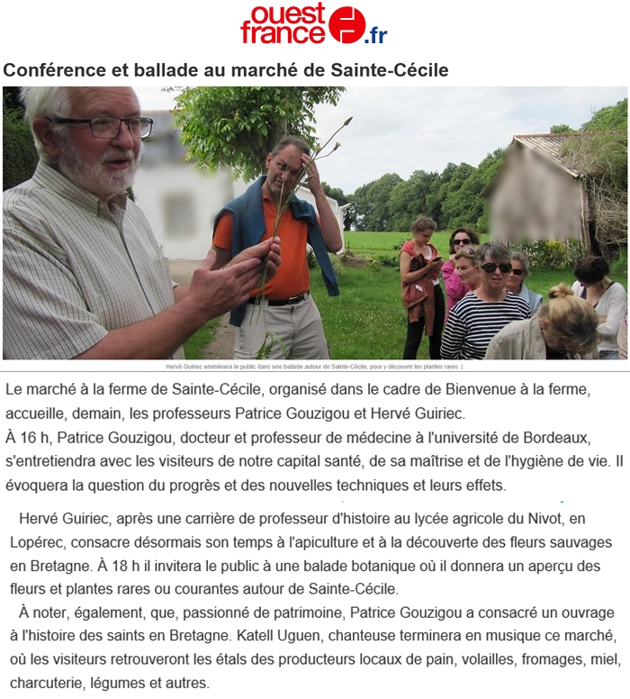 Ouest France 25 juillet 2018