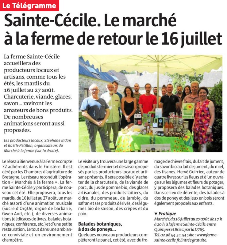 Le Télégramme du 01/07/2019