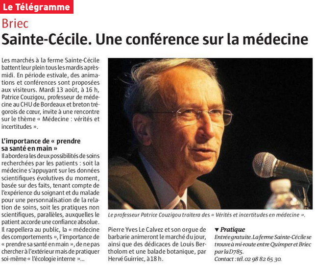 Le Télégramme du 10/08/2019