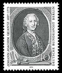 Joachim Quantz Briefmarke