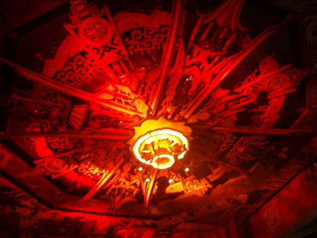 le plafond de la salle du Chinese theatre
