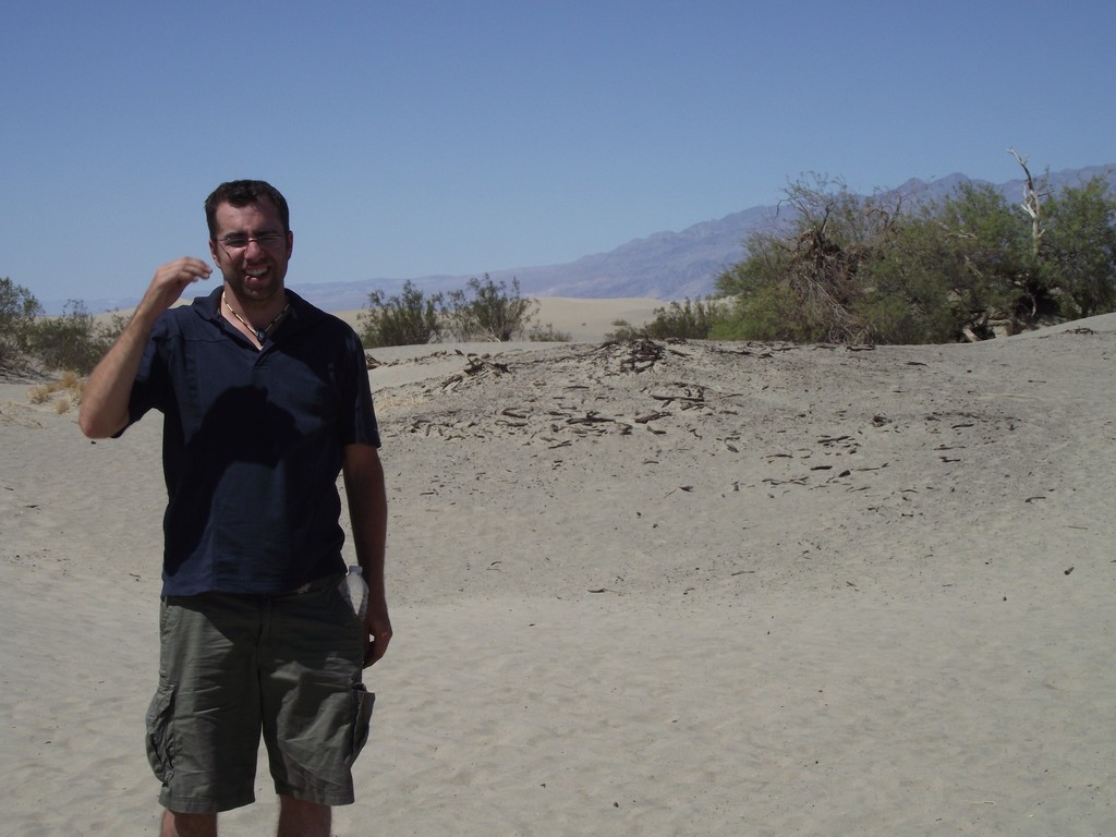 2011 - Death Valley, les dunes, 54 celcius!! c'est chaud