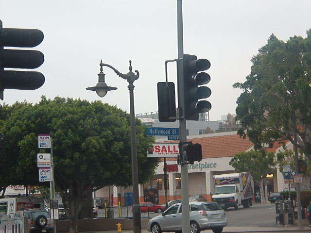 vue sur Hollywood Boulevard