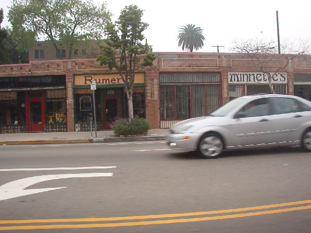 vue sur Sunset Boulevard