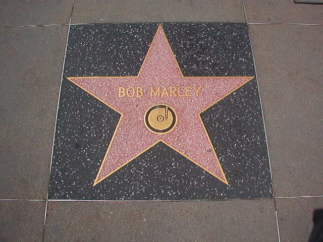 L'étoile de Bob Marley