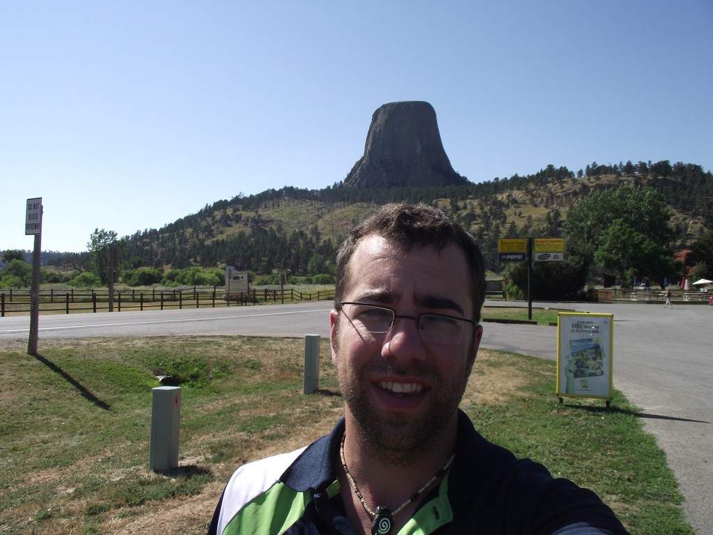 2011- Moi devant le Devil's Tower