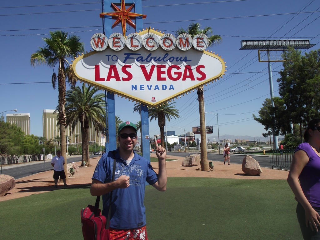 et moi avec ce célèbre 'Fabulus Las Vegas'