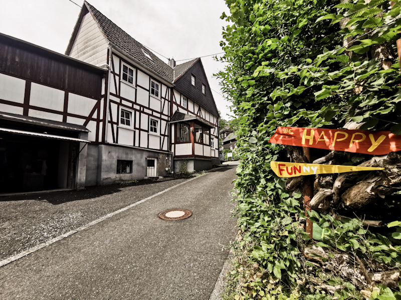 Half timbered houses 