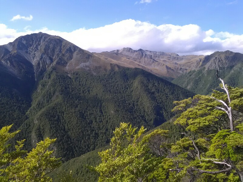 Rewarding views shortly before reaching Stody's Hut