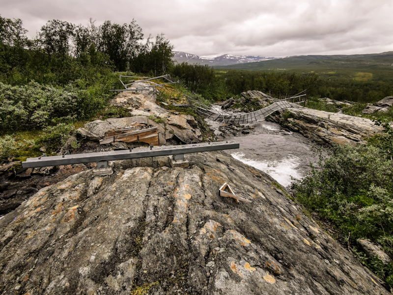 Should... (to be fair, there's a replacement bridge upstream)