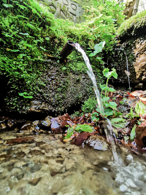 Nothing beats fresh, ice cold water directly from the source 