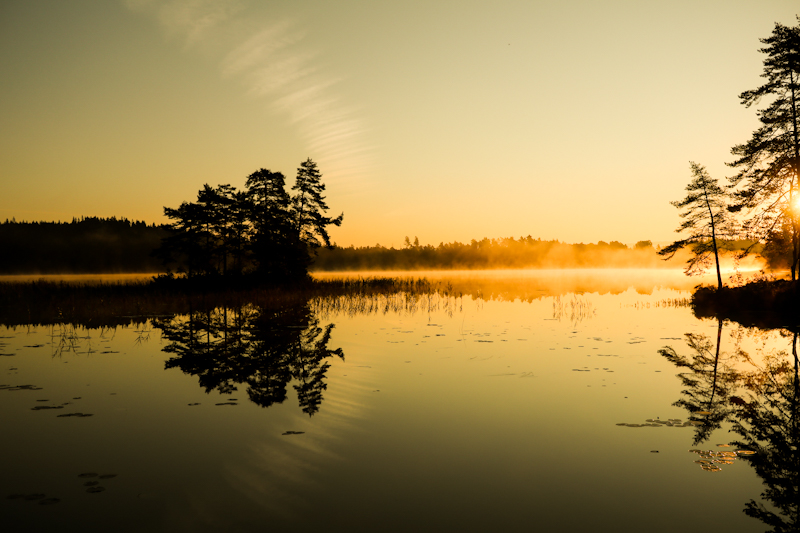 Spectacular morning mood