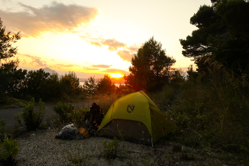 Camping with a view