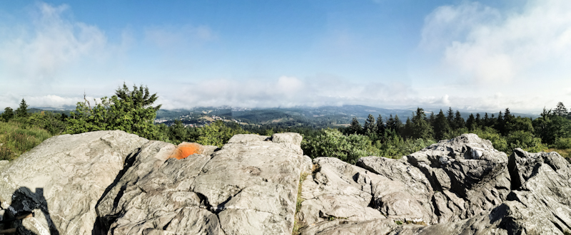 The panorama from Feldberg 