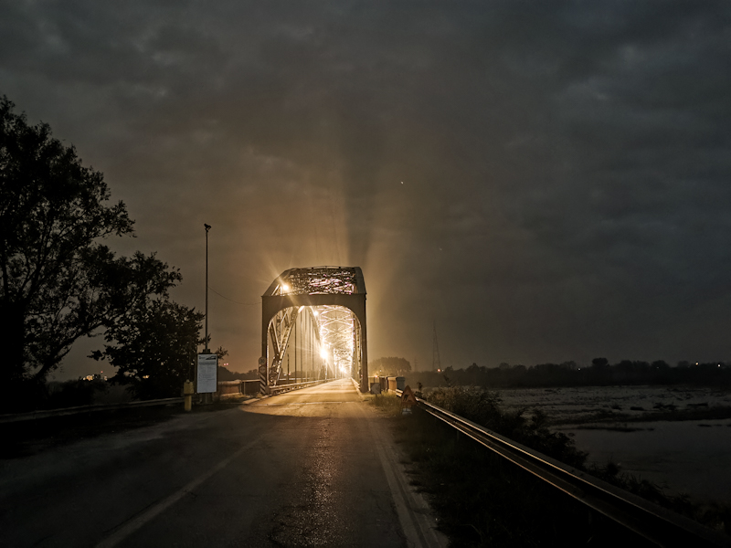 Glowing bridge