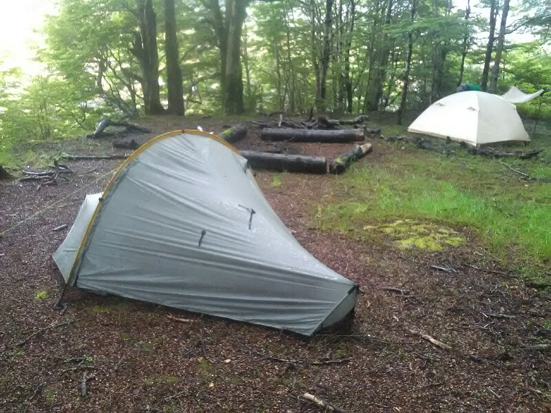 Freedom Camp near the last swingbridge