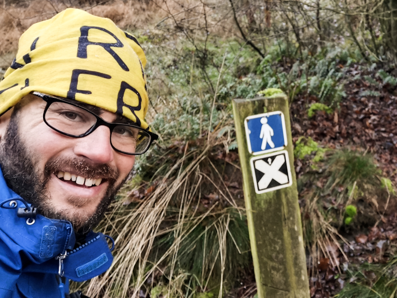 First E1 sign in Denmark (the X). Time for a selfie! 