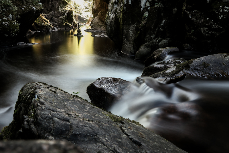 Wild romantic Wutach Gorge