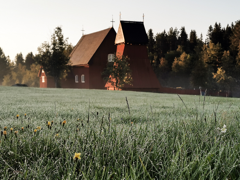 A church