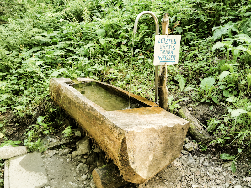 Last free water... Very helpful information!