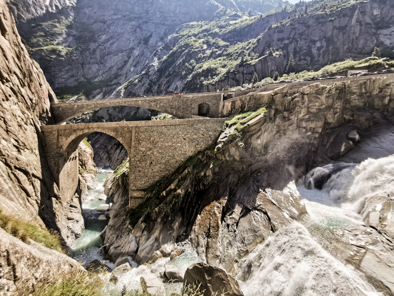 Another perspective of Switzerland's most famous bridge