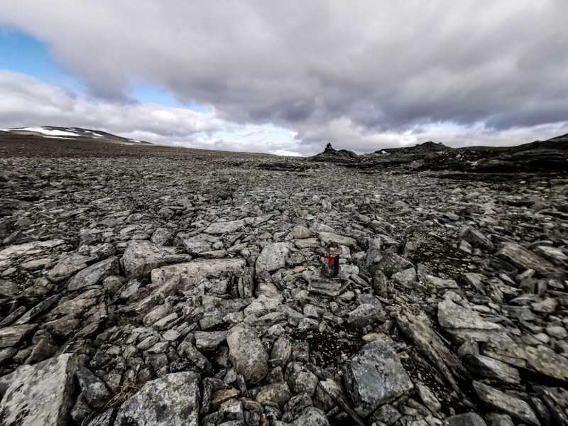 Many rocks in the morning