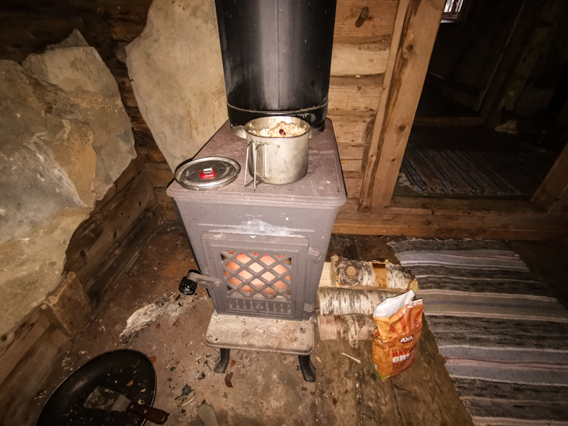 In-room stove