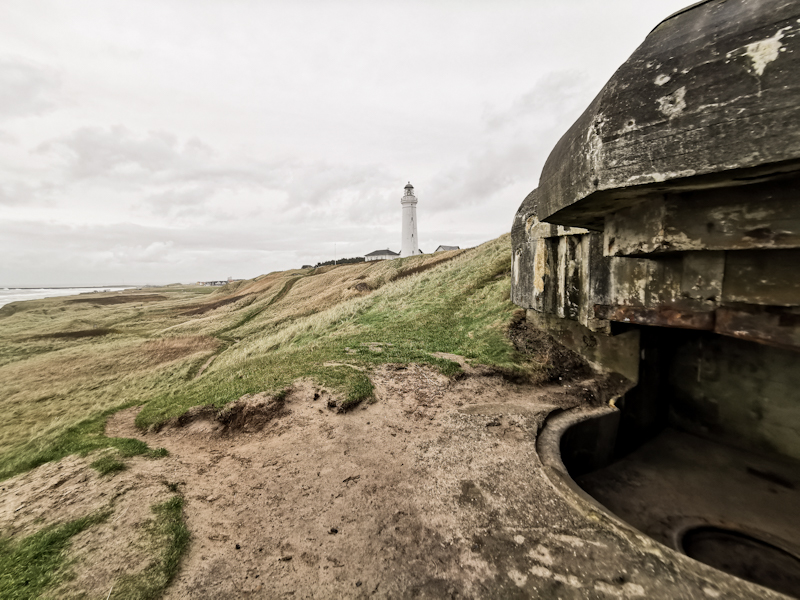 Bunker with Hirtshals Fyr in the background 