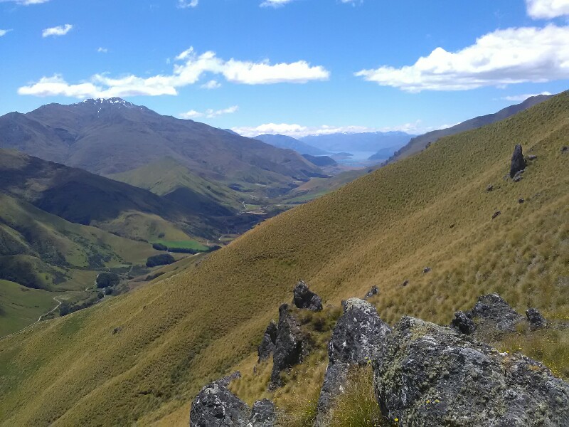 Looking back towards Wanaka