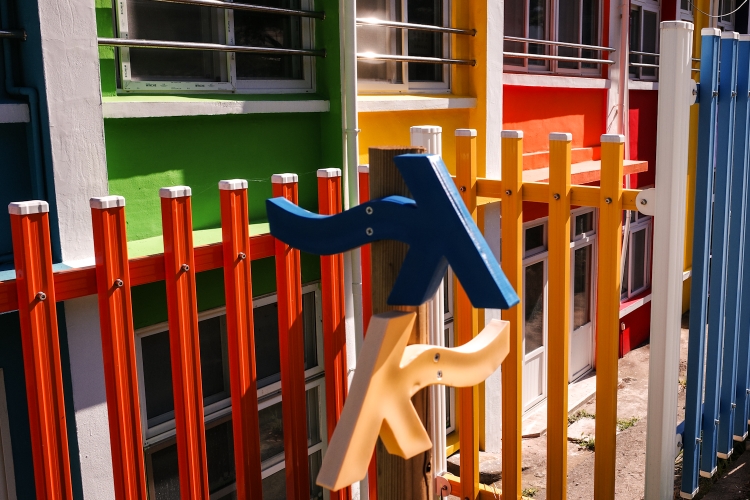 Past the school