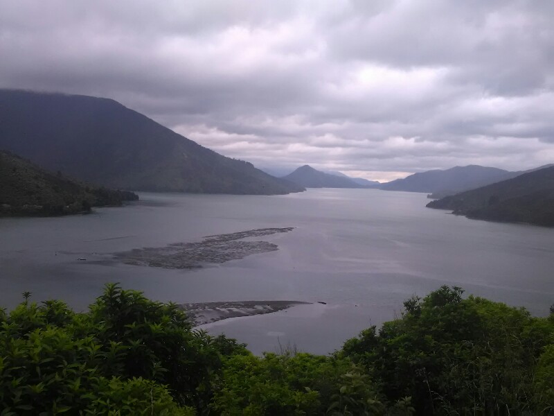 Dark clouds looming over Pelorus Sound