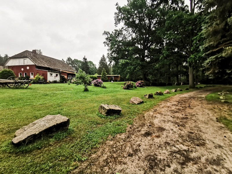 Nice stretch through a horse farm