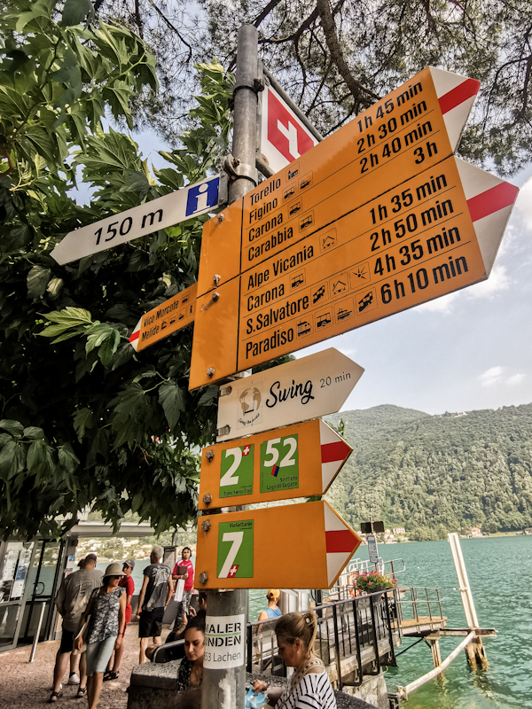 The end or beginning of E1 in Switzerland