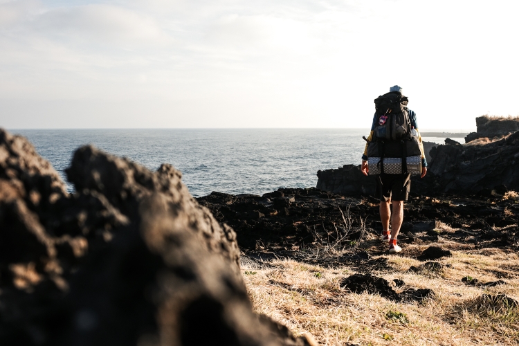 I follow the coast